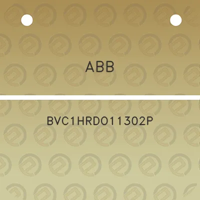 abb-bvc1hrdo11302p