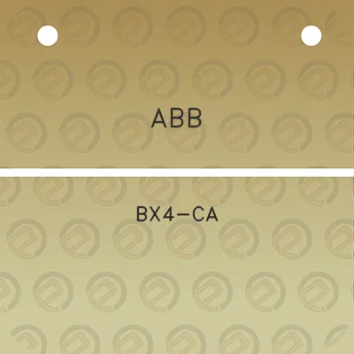 abb-bx4-ca