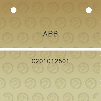 abb-c201c12501