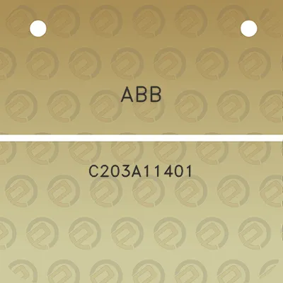 abb-c203a11401