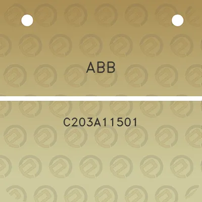 abb-c203a11501