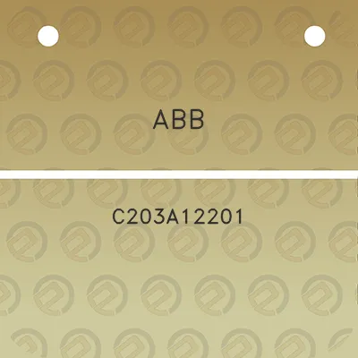 abb-c203a12201