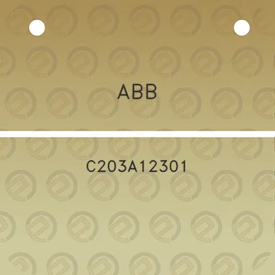 abb-c203a12301