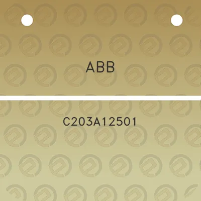 abb-c203a12501