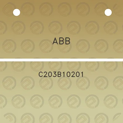 abb-c203b10201