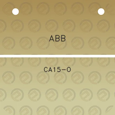 abb-ca15-o