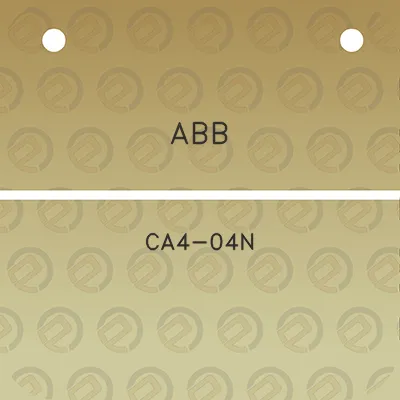 abb-ca4-04n