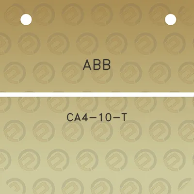 abb-ca4-10-t