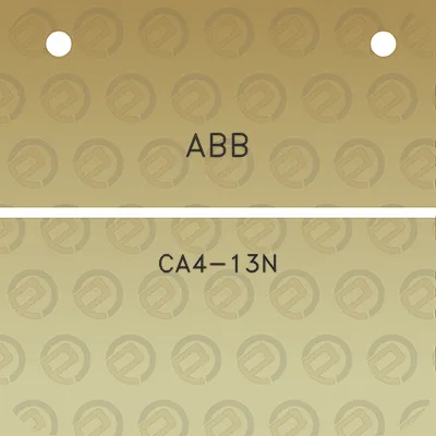 abb-ca4-13n