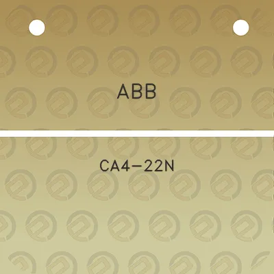 abb-ca4-22n