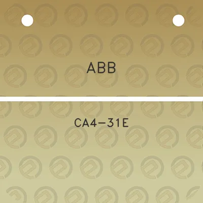 abb-ca4-31e