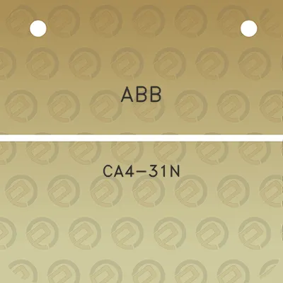 abb-ca4-31n