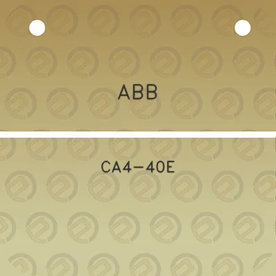 abb-ca4-40e