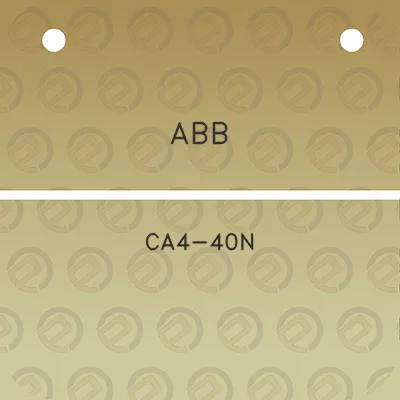 abb-ca4-40n