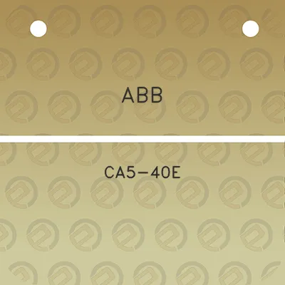 abb-ca5-40e