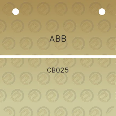 abb-cb025