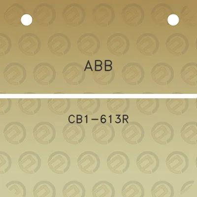 abb-cb1-613r