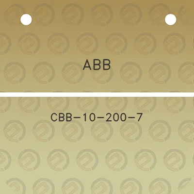 abb-cbb-10-200-7