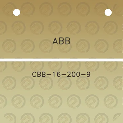 abb-cbb-16-200-9