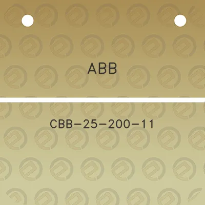 abb-cbb-25-200-11