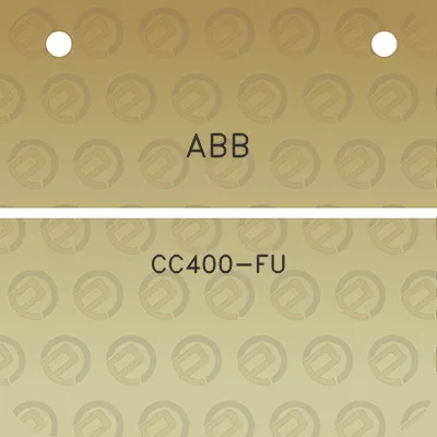 abb-cc400-fu