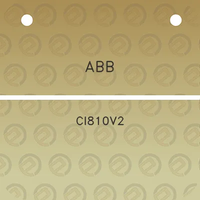 abb-ci810v2