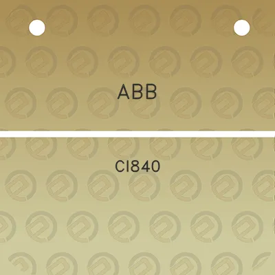 abb-ci840