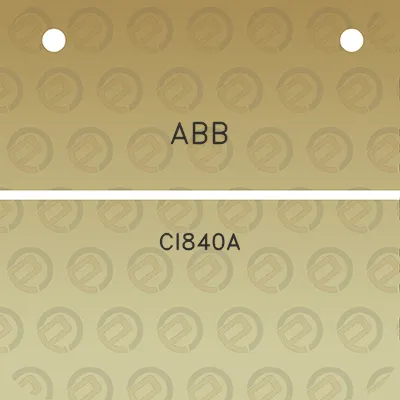 abb-ci840a