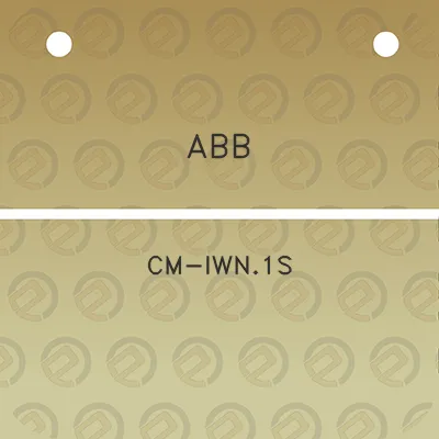 abb-cm-iwn1s