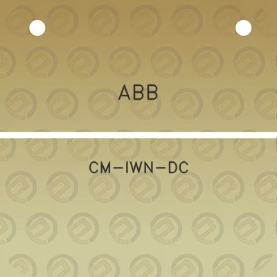 abb-cm-iwn-dc