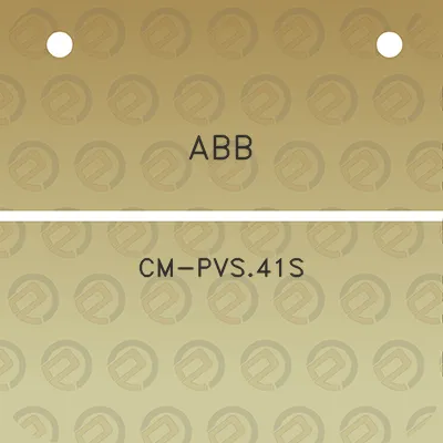 abb-cm-pvs41s