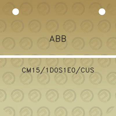 abb-cm151d0s1e0cus