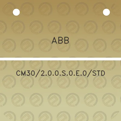 abb-cm30200s0e0std