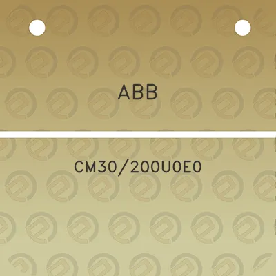 abb-cm30200u0e0