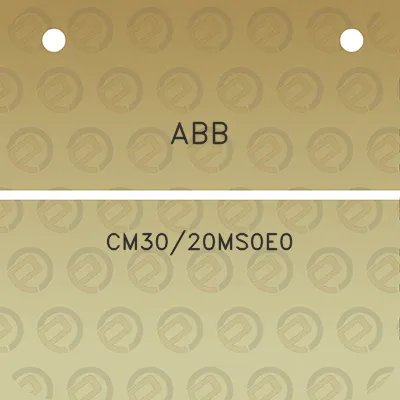 abb-cm3020ms0e0