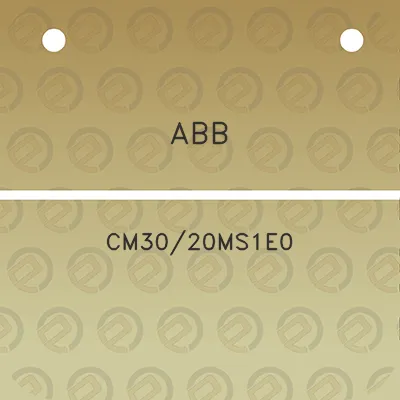 abb-cm3020ms1e0