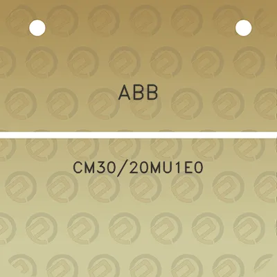 abb-cm3020mu1e0