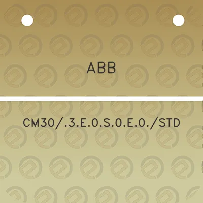 abb-cm303e0s0e0std