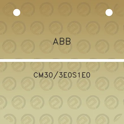 abb-cm303e0s1e0