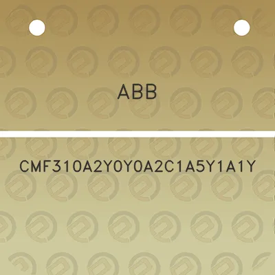 abb-cmf310a2y0y0a2c1a5y1a1y