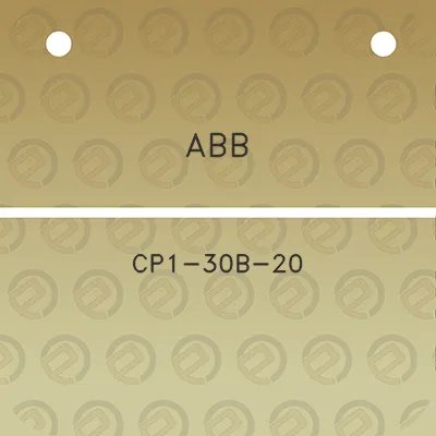 abb-cp1-30b-20