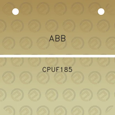 abb-cpuf185