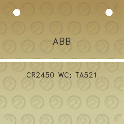 abb-cr2450-wc-ta521