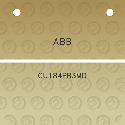 abb-cu184pb3md