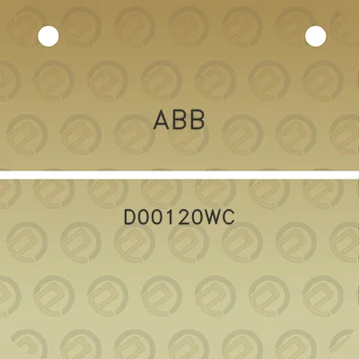 abb-d00120wc