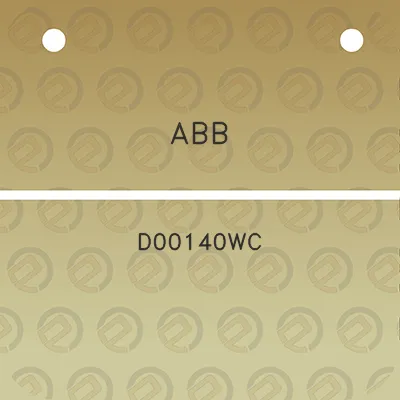 abb-d00140wc