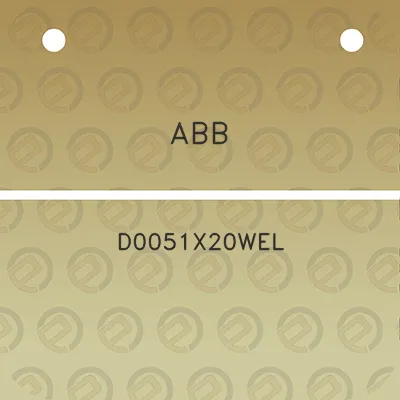 abb-d0051x20wel