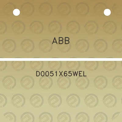 abb-d0051x65wel