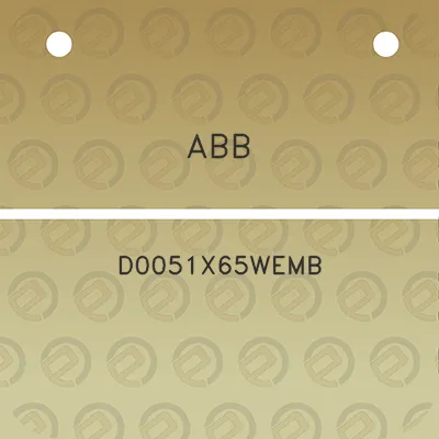 abb-d0051x65wemb