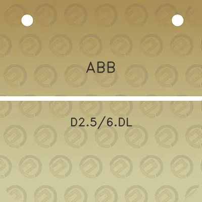 abb-d256dl